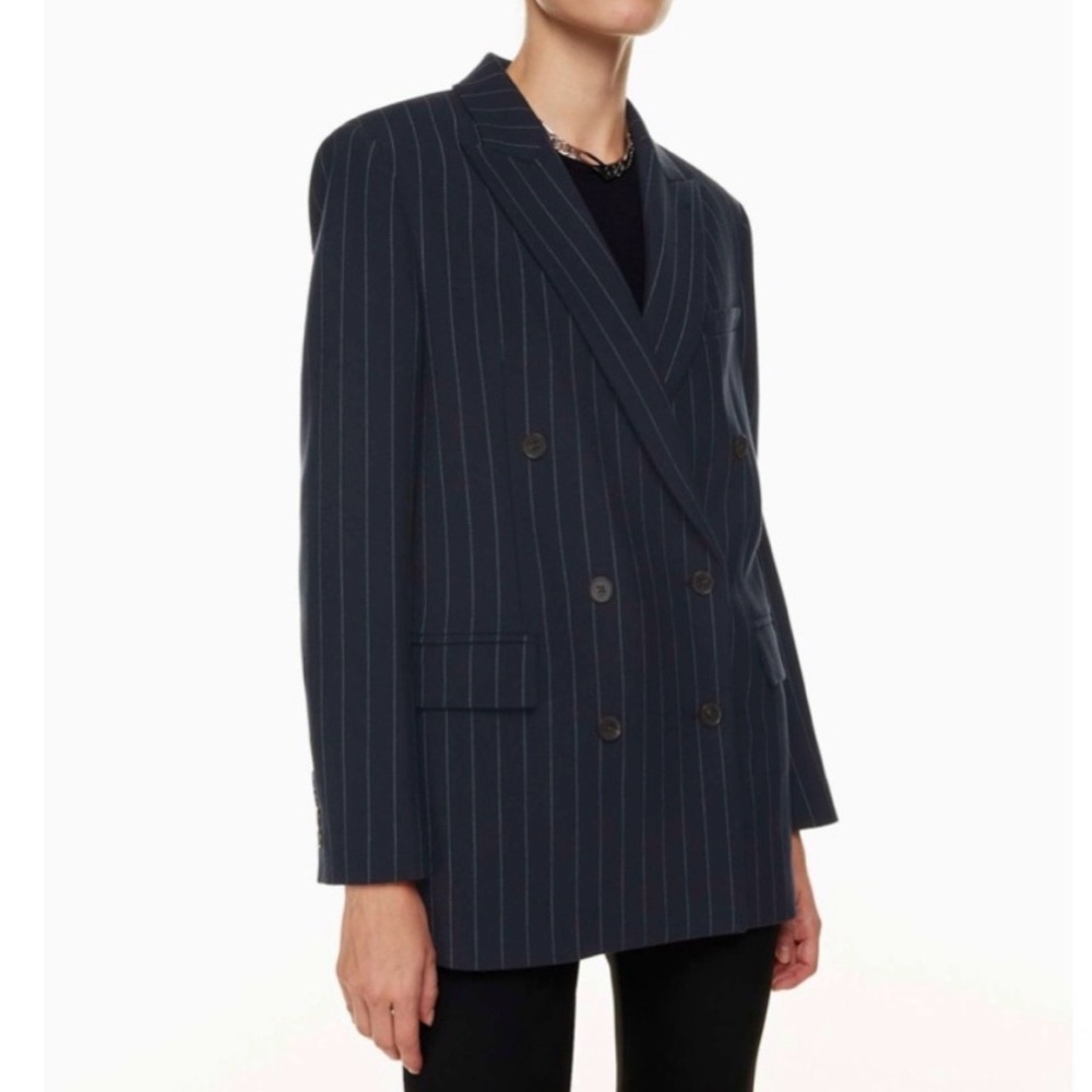 Aritzia Babaton Pinstripe Oversized Blazer